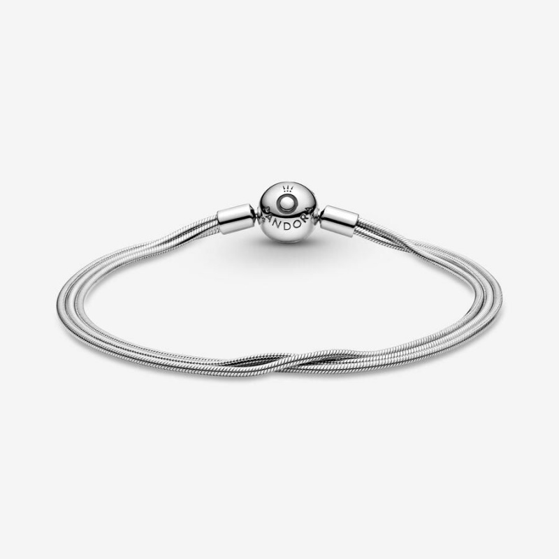 Bracelet Cha?ne Pandora Moments Multi Snake | FGF-39341884