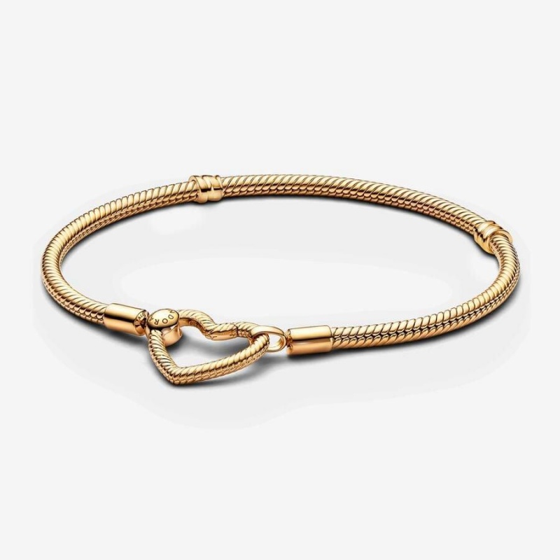 Bracelet Cha?ne Pandora Moments Heart Closure Snake | UWF-36878985