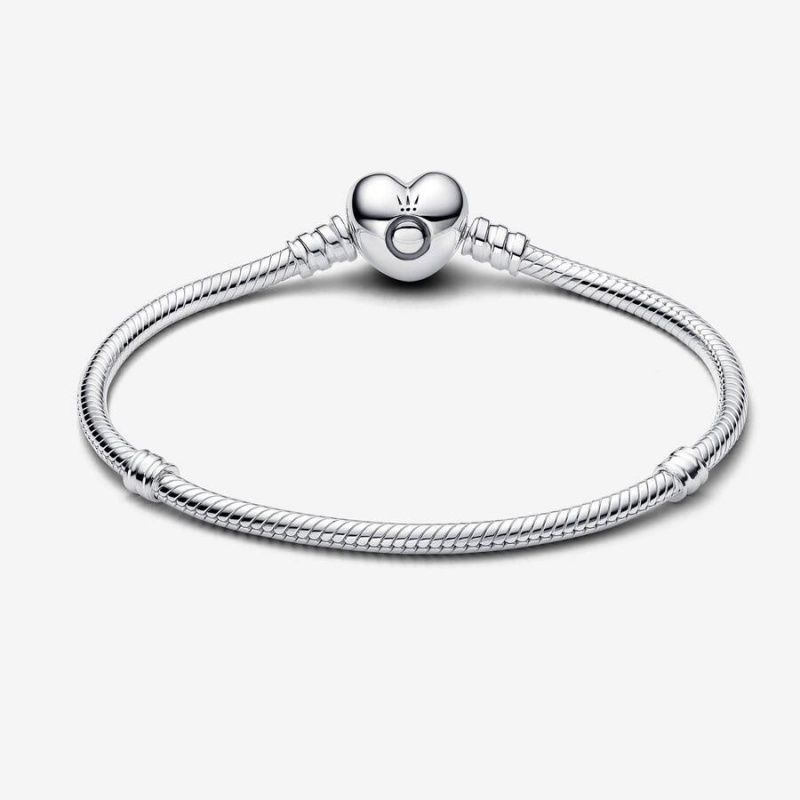 Bracelet Cha?ne Pandora Moments Heart Clasp Snake | NPJ-00984213