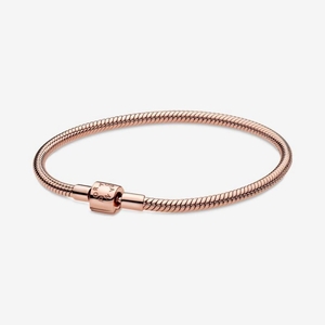 Bracelet Cha?ne Pandora Moments Barrel Clasp Snake | WKT-95566123