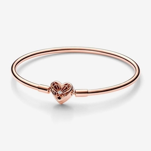 Bracelet Jonc Pandora Moments Heart & Butterfly | EKW-53123071