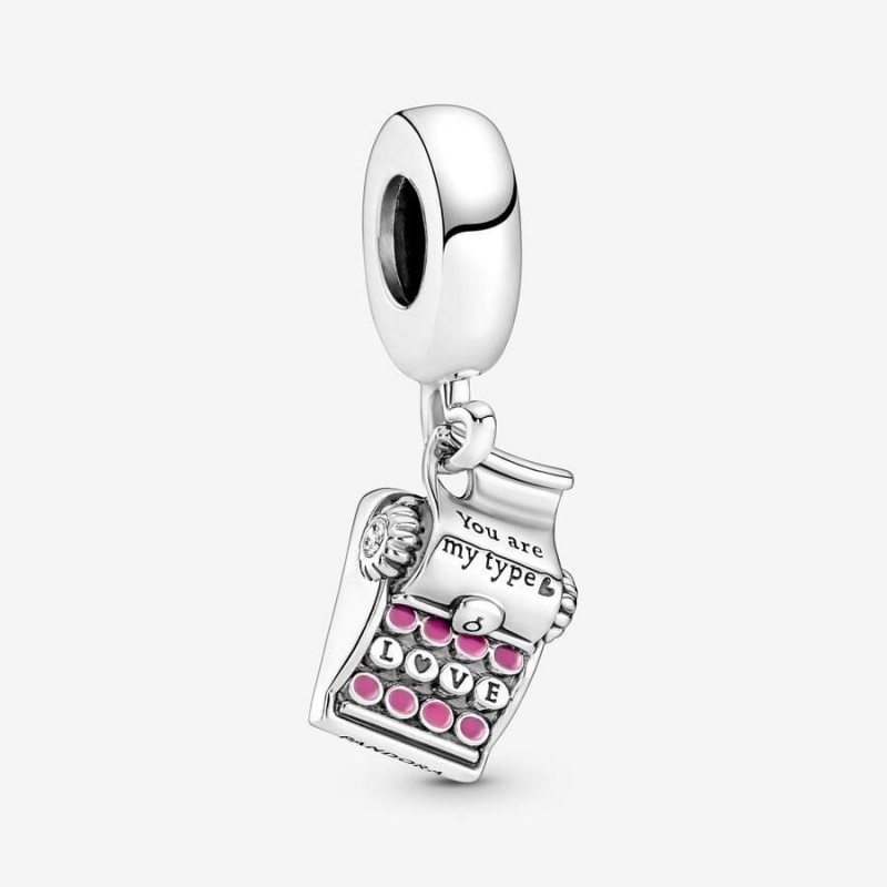 Charm Pendentif Pandora Typewriter Rose | SNN-46812271