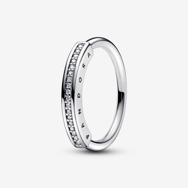 Bague Pandora Signature I-D Pavé | CVX-81918731