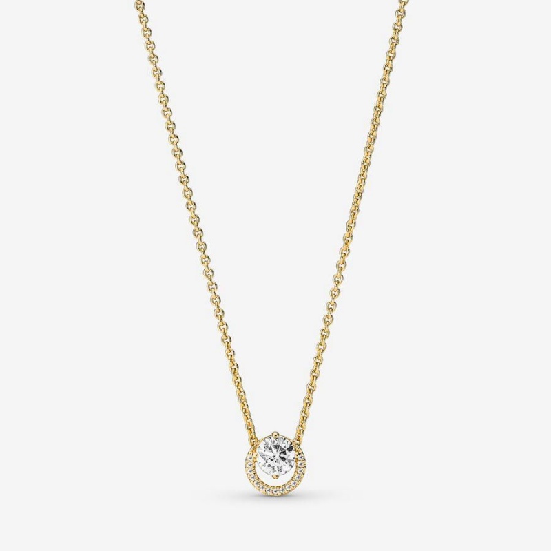 Collier avec Pendentif Pandora Sparkling Round Halo Collier | UCC-00816044