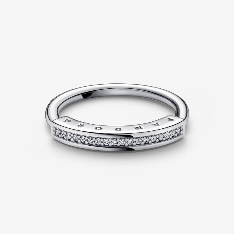 Bague Pandora Signature I-D Pavé | CVX-81918731