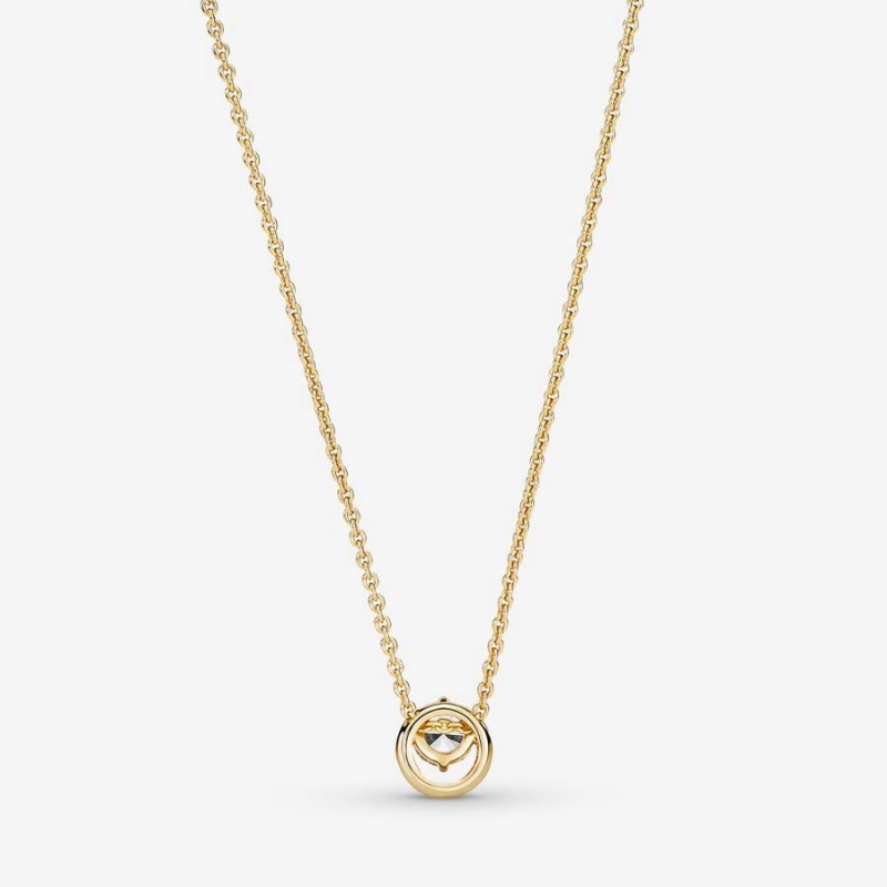 Collier avec Pendentif Pandora Sparkling Round Halo Collier | UCC-00816044