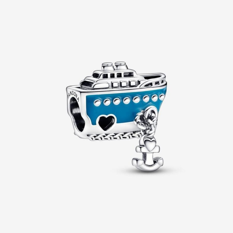 Charm Pandora Anchored Cruise Ship Bleu | FZJ-21182328