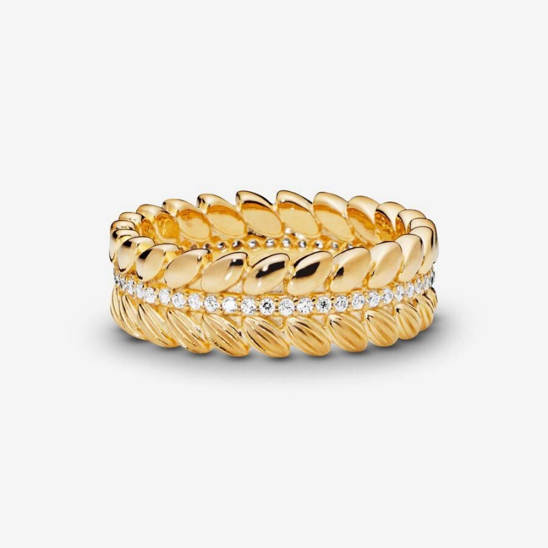 Bague Pandora Wheat Grains Band | CUM-83089997