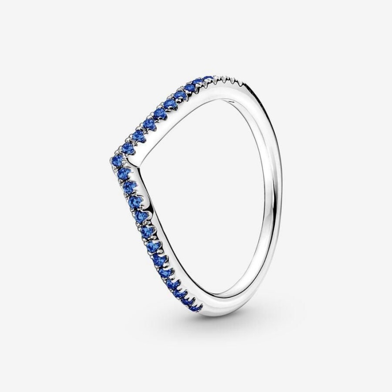 Bague Pandora Timeless Wish Sparkling Bleu | ZUA-49888093