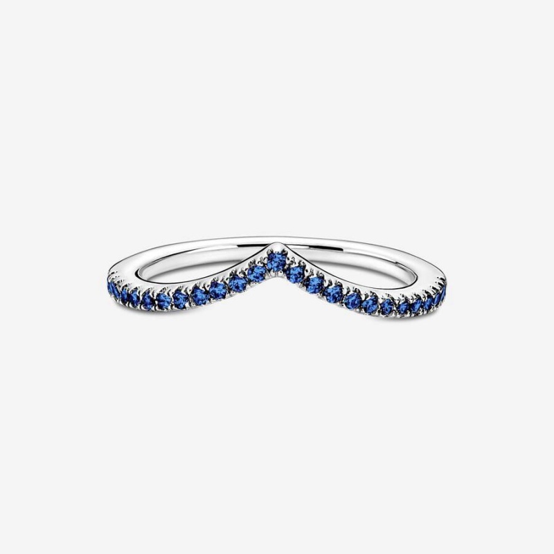 Bague Pandora Timeless Wish Sparkling Bleu | ZUA-49888093