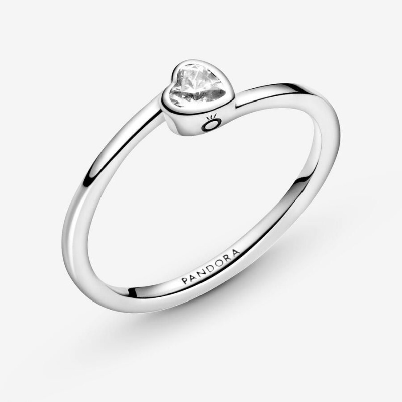 Bague Pandora Tilted Heart Solitaire | BRJ-53473849