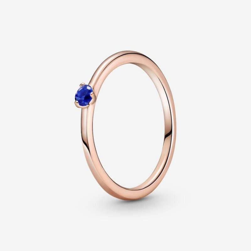 Bague Pandora Stellar Solitaire Bleu | XTV-29614537