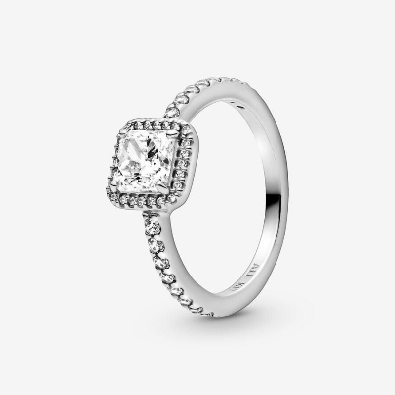 Bague Pandora Square Sparkle Halo | YVP-12030933