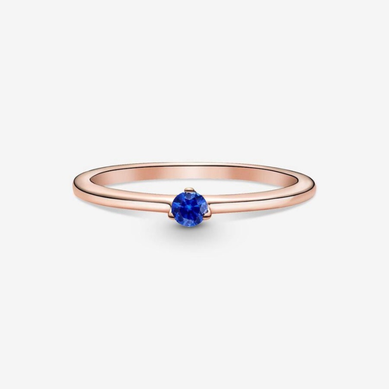 Bague Pandora Stellar Solitaire Bleu | XTV-29614537