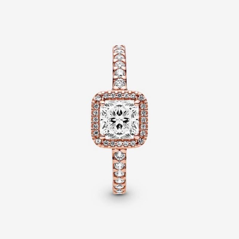 Bague Pandora Square Sparkle Halo | RGX-56924288