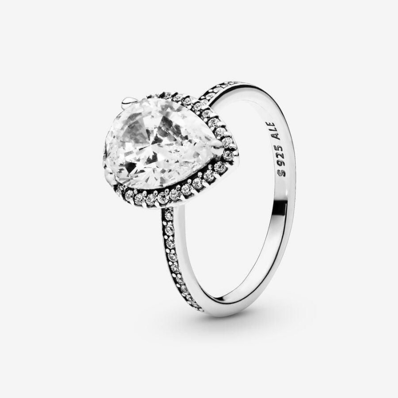 Bague Pandora Sparkling Teardrop Halo | LFH-78898715