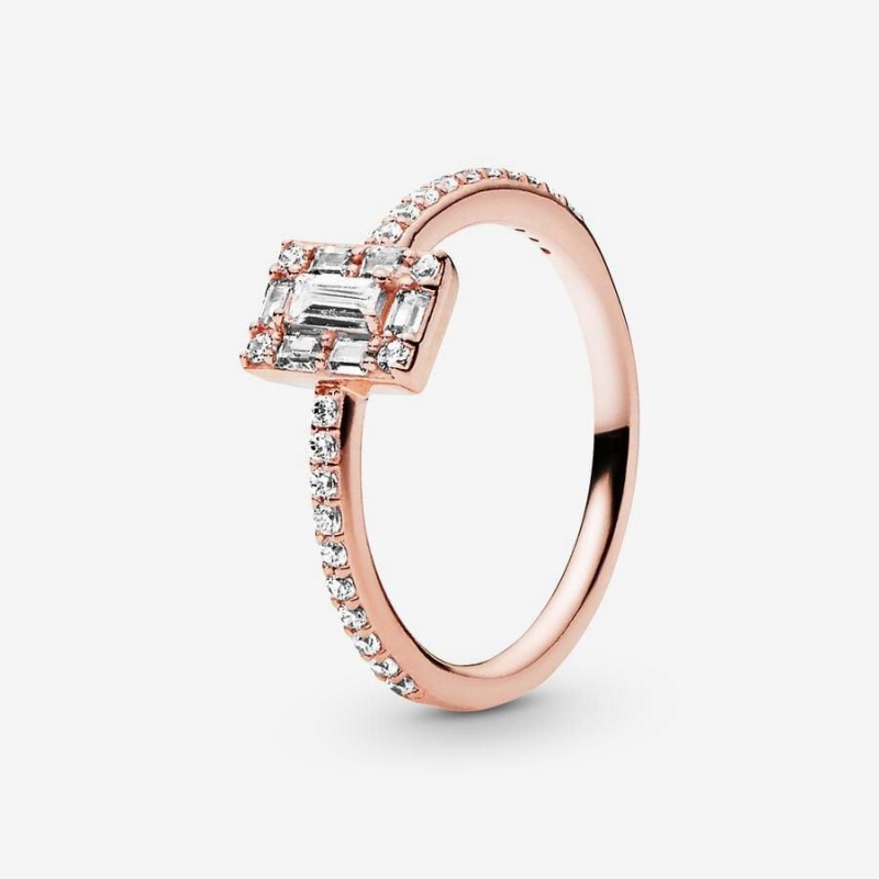 Bague Pandora Sparkling Square Halo | WTC-69833567