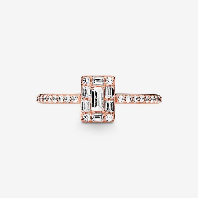 Bague Pandora Sparkling Square Halo | WTC-69833567