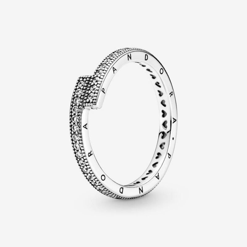 Bague Pandora Sparkling Overlapping | QPG-99755862