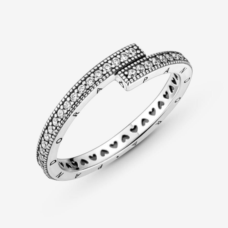 Bague Pandora Sparkling Overlapping | QPG-99755862