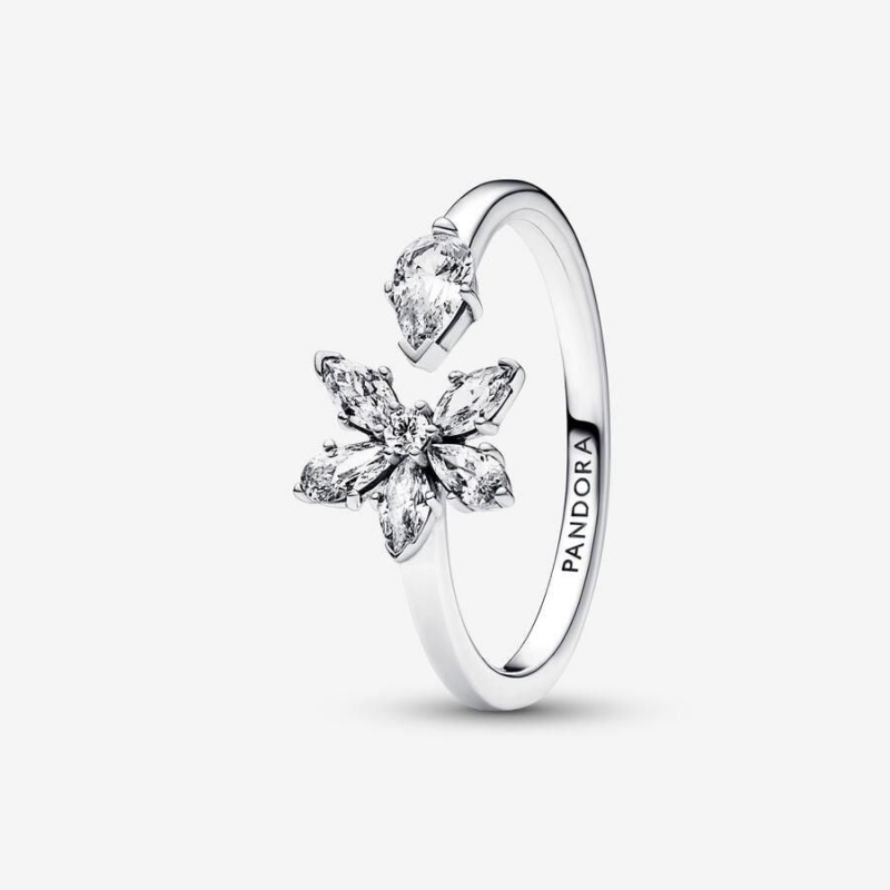 Bague Pandora Sparkling Herbarium Cluster Open | BWR-05645247