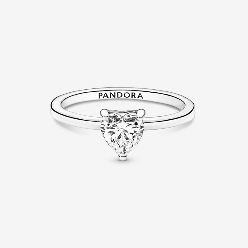 Bague Pandora Sparkling Heart Solitaire | PNJ-10831288