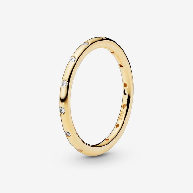 Bague Pandora Simple Sparkling Band | ZOQ-83104797