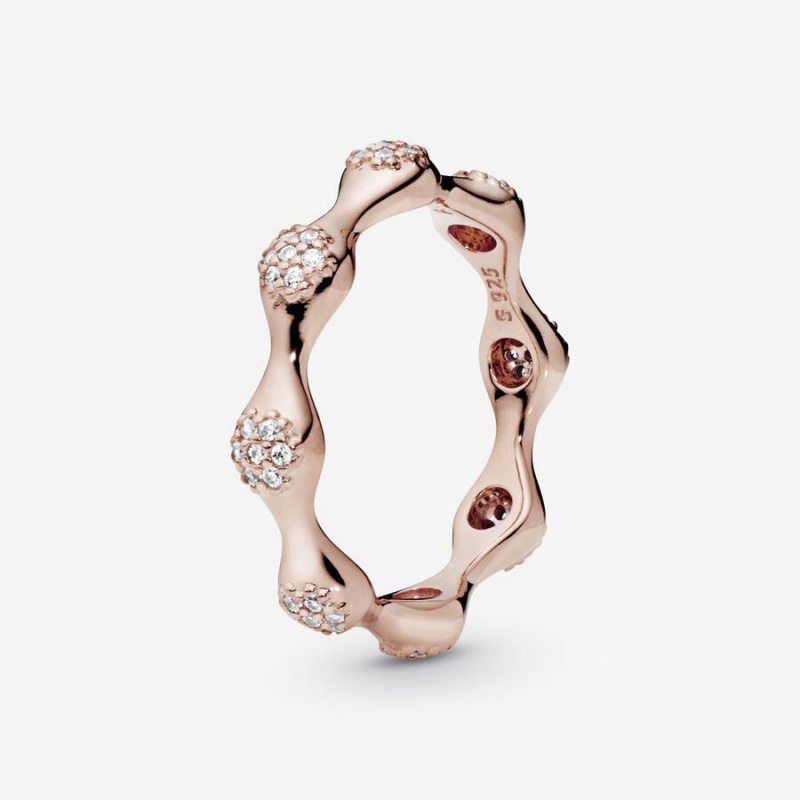 Bague Pandora Pavé Modern LovePods | IDI-63677218