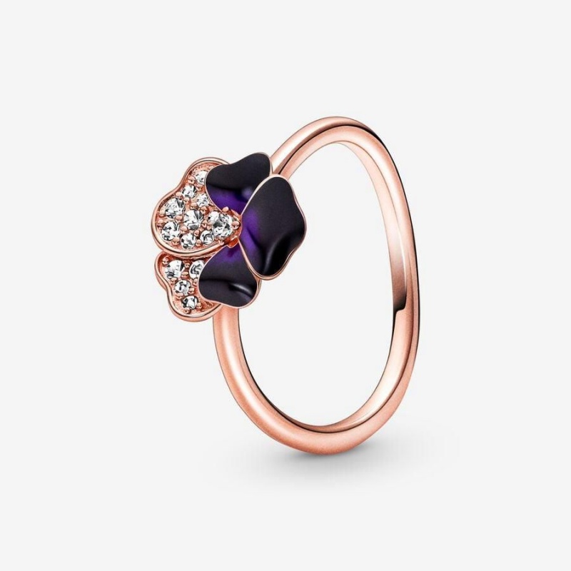 Bague Pandora Pansy Flower Violette | ZDA-96173372