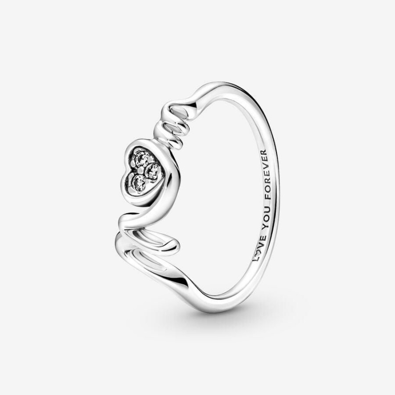 Bague Pandora Mom Pavé Heart | LBW-03997732