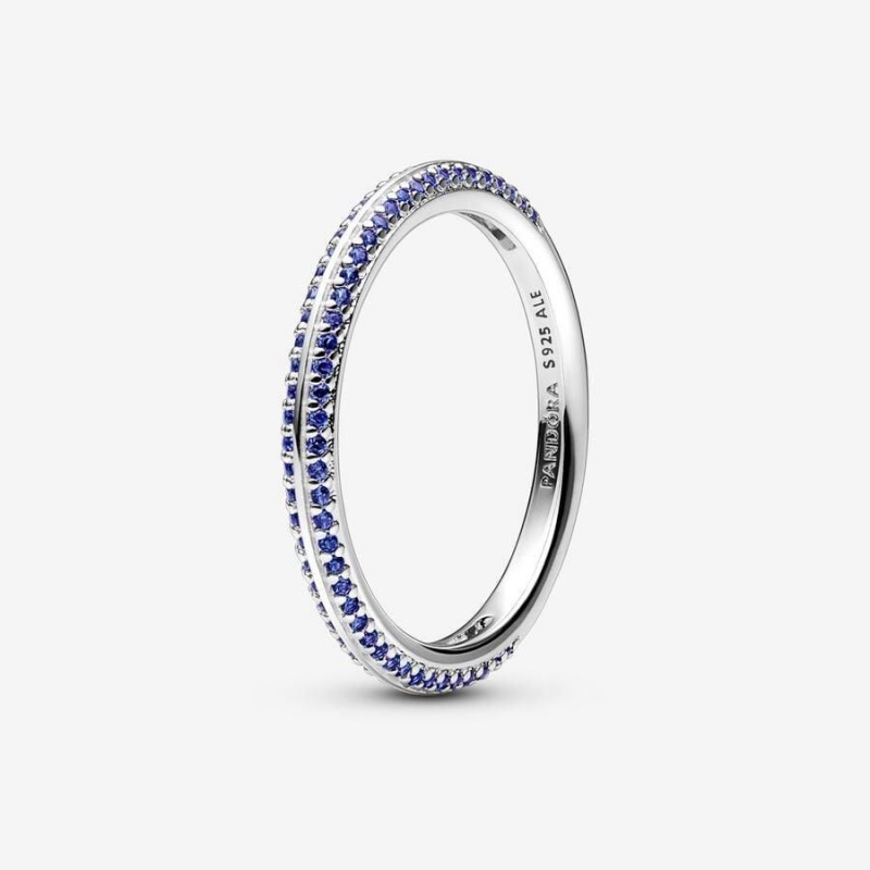 Bague Pandora ME Pavé Bleu | XXZ-56409630