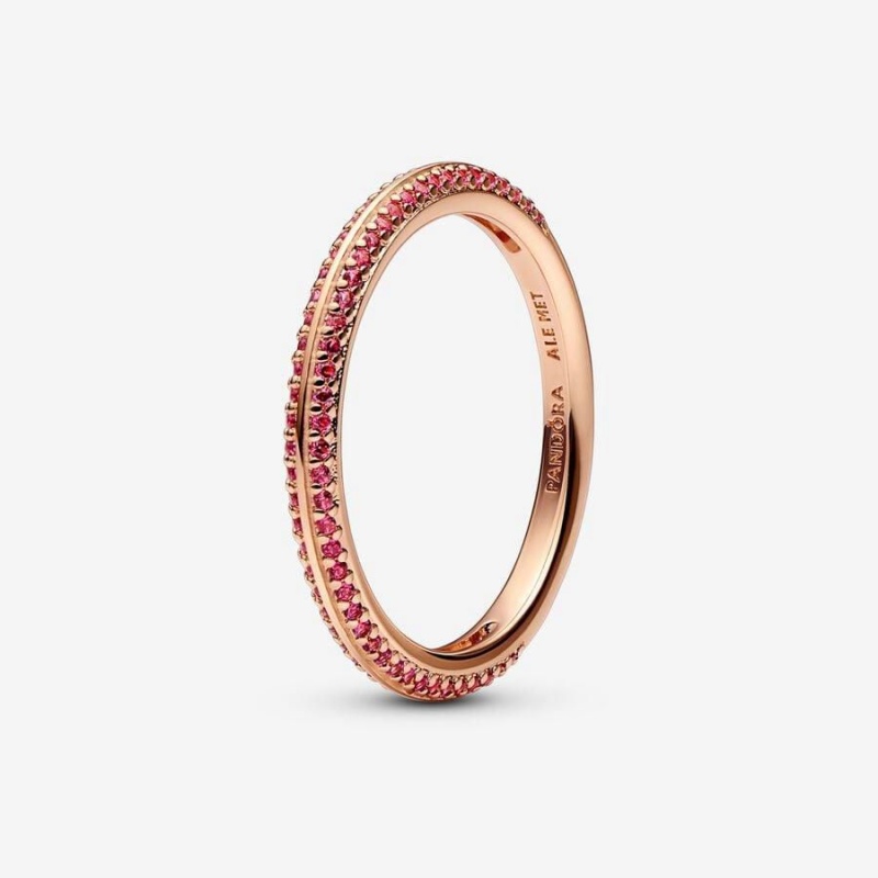 Bague Pandora ME Pavé Rouge | ETK-50516537