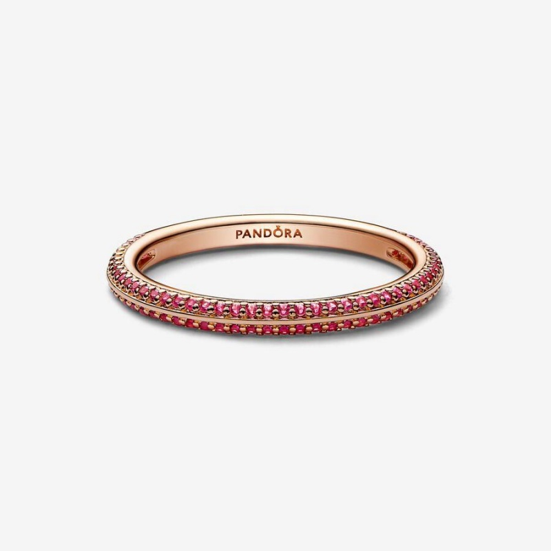 Bague Pandora ME Pavé Rouge | ETK-50516537