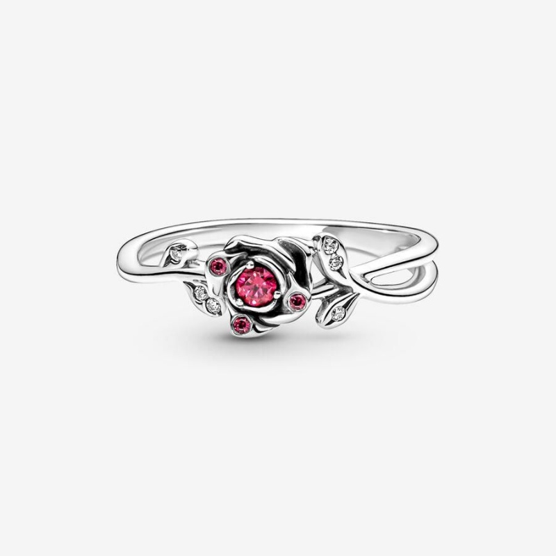 Bague Pandora Disney Beauty and the Beast Rose Rouge | XKP-58954472