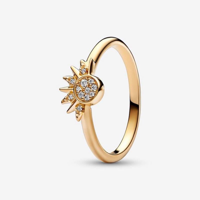 Bague Pandora Celestial Sparkling Sun | FLK-44110132