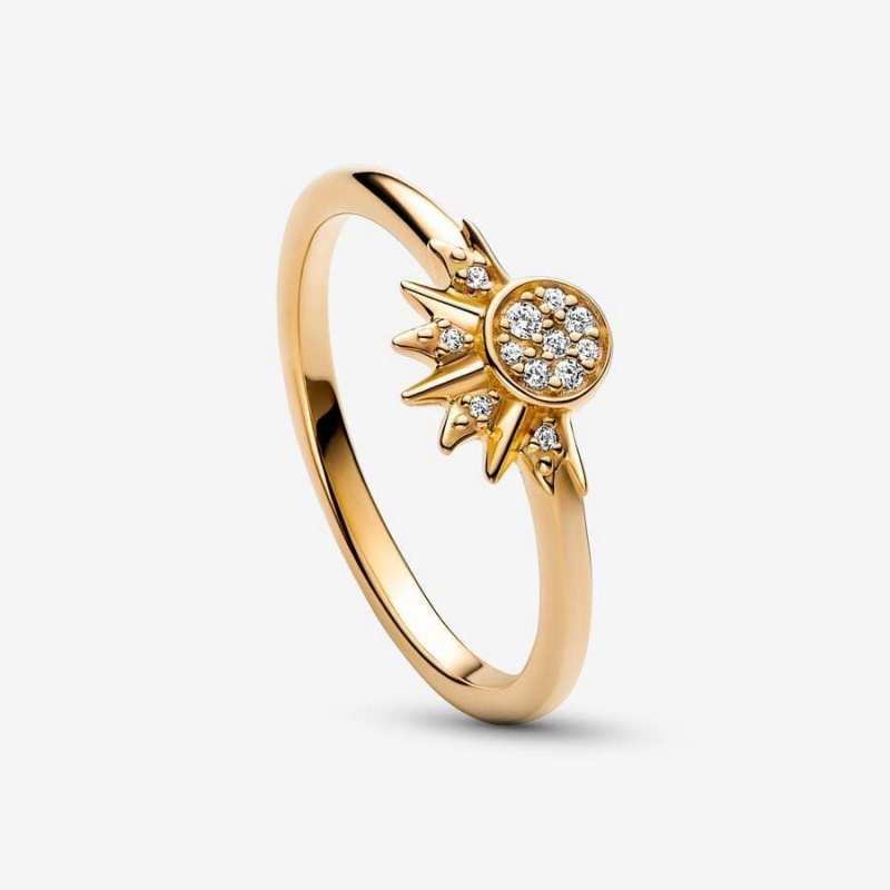 Bague Pandora Celestial Sparkling Sun | FLK-44110132