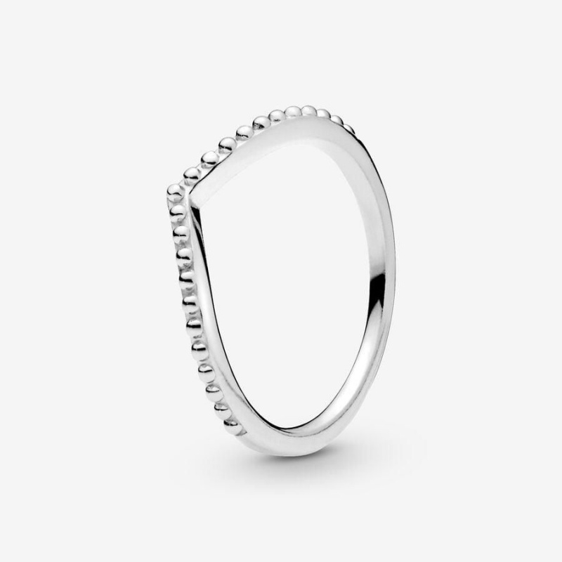 Bague Pandora Beaded Wishbone | FFE-18426467