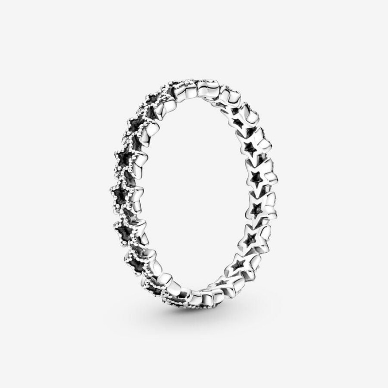 Bague Pandora Band of Asymmetric Stars | OEC-34044414