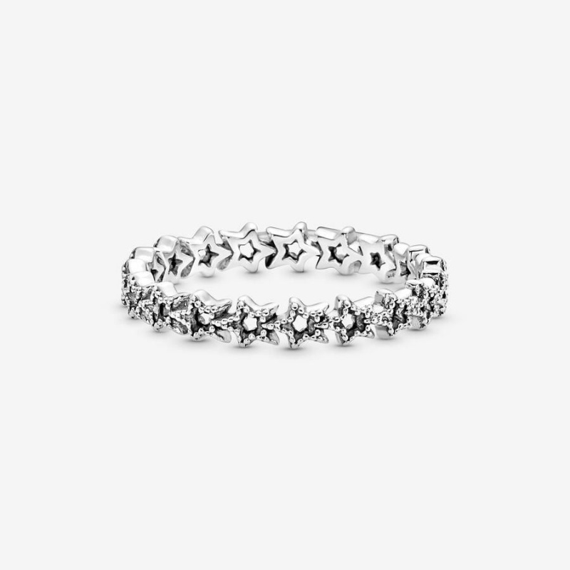 Bague Pandora Band of Asymmetric Stars | OEC-34044414