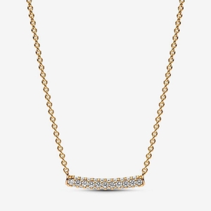 Collier avec Pendentif Pandora Timeless Pavé Single-Row Bar Collier | UKB-43341331