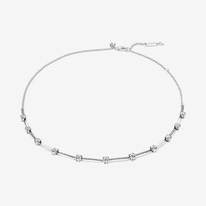 Collier avec Pendentif Pandora Sparkling Pavé Collier Bars | QDI-66345320