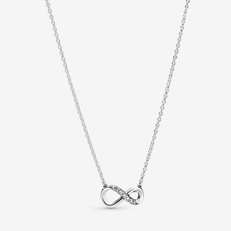 Collier avec Pendentif Pandora Sparkling Infinity Collier | PPP-67141669