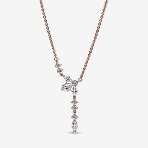 Collier avec Pendentif Pandora Sparkling Herbarium Cluster Drop Collier | WMI-58380018