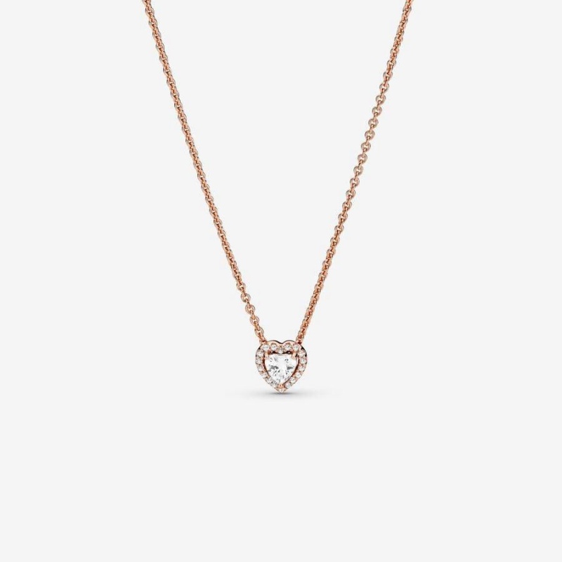 Collier avec Pendentif Pandora Sparkling Heart Collier | CXN-45080597