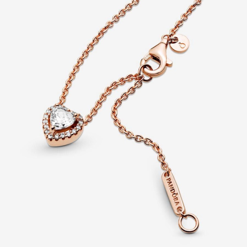 Collier avec Pendentif Pandora Sparkling Heart Collier | CXN-45080597