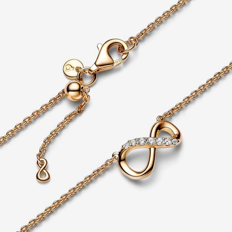 Collier avec Pendentif Pandora Sparkling Infinity Collier | NCD-80374714