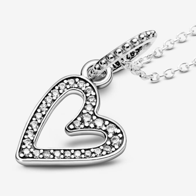 Collier avec Pendentif Pandora Sparkling Freehand Heart | YPM-70649354