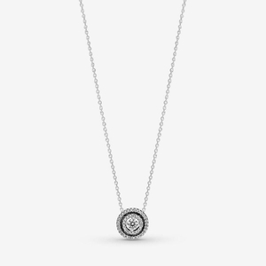 Collier avec Pendentif Pandora Sparkling Double Halo Collier | DLG-28891360