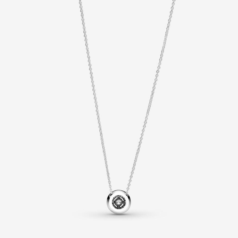 Collier avec Pendentif Pandora Sparkling Double Halo Collier | DLG-28891360