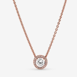 Collier avec Pendentif Pandora Round Sparkle Halo | OUA-59483524